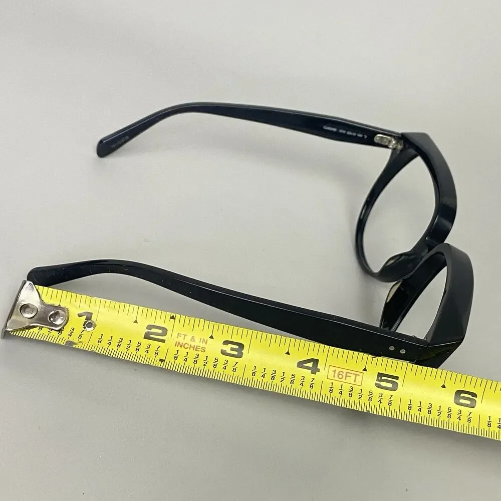 CELINE CL40048I 01W Black Oversized Eyeglasses Frames 62-15 140 Butterfly Italy